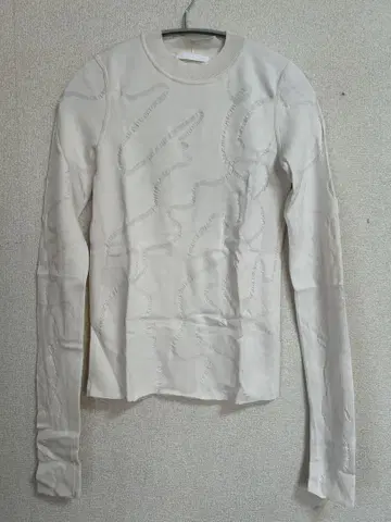 HELMUT LANG 아이보리 긴팔 티셔츠 S