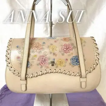 새상품급 ANNA SUI 안나수이 꽃무늬 엠보싱 핸드백