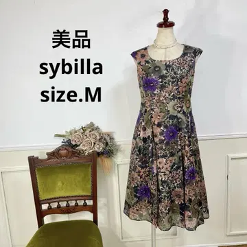 79 새상품급 sybilla 엘레강스 플라워 원피스