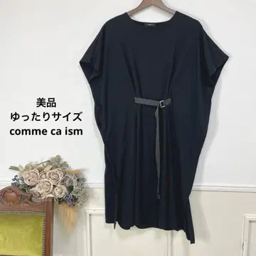 새상품급 루즈한 사이즈 comme ca ism 블랙 튜닉