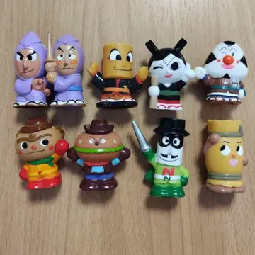 카츠부시만, 나가네기맨, 다테마키맨, 호빵맨, 손가락 인형, 소프트 비닐