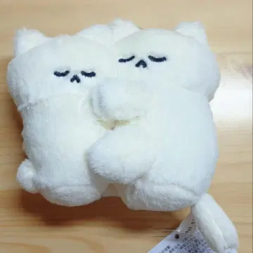 붙어 자는 고양이 봉제 인형  하나바라 시키 마스코트