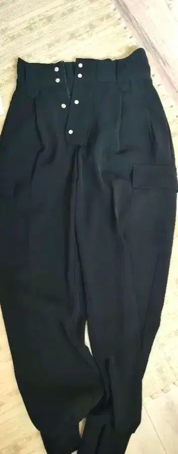 Ameri vintage CARGO SLACKS PANTS 블랙 S