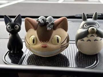 토토로 고양이 버스 검은 고양이 피규어 세트