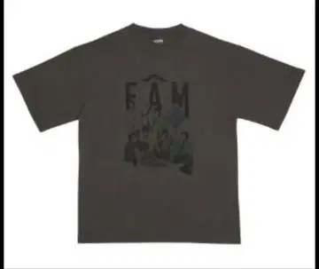 FAM timelesz 티셔츠 차콜 그레이