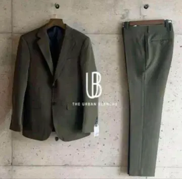 새상품급 THE URBAN BRANCH 턱시도 4종 세트 카키 L