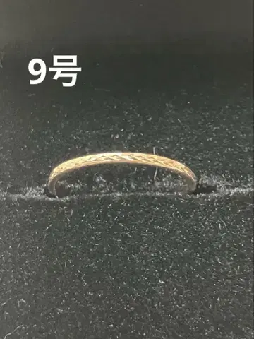 ete 클레어 컷 반지 k10 핑크 골드