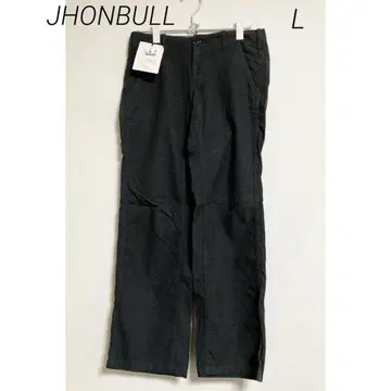 0278 JHONBULL 젬블 신상품 다크 그레이 체크 팬츠 L