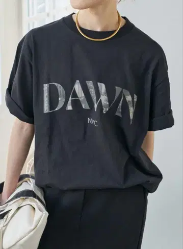 Spick & Span 로고 사진 빅 티셔츠