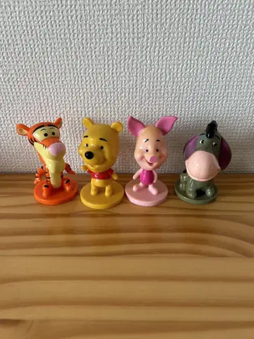 레어템 디즈니 푸우 버블 헤드 흔들 인형 세트