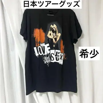 아빌리 라빈 투어 굿즈 라이브 티셔츠 love sux 레어