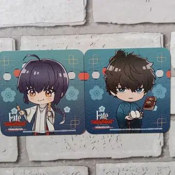 fate 사무라이 렘나토 콜라보 카페 세이버 코스터 카드