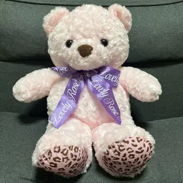 Lovely Rose 핑크 곰 봉제 인형