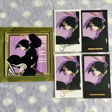 BLEACH WORLD 아크릴 코스터 사진 아야세 가와 유미 3개