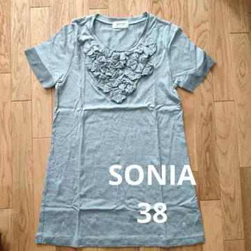 SONIA 소니아 리키엘 그레이 티셔츠 새상품급