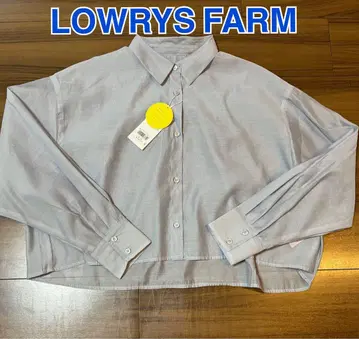 택 포함 새상품 롤리스 LOWRYS 시어 셔츠 LS 숏 기장 긴팔