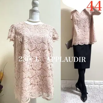 컨디션 최상! 23구 APPLAUDIR 레이스 블라우스 핑크 44 포멀
