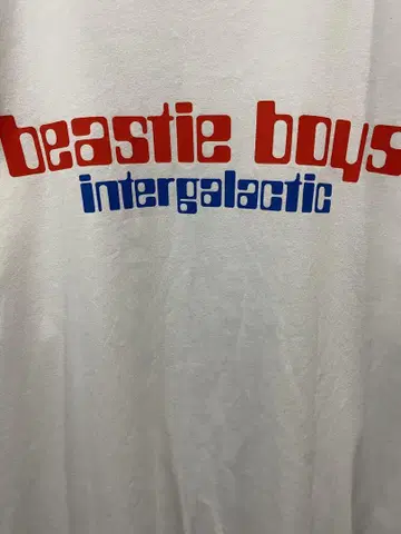 챔피온 x Beastie Boys 콜라보 티셔츠 화이트 M 사이즈