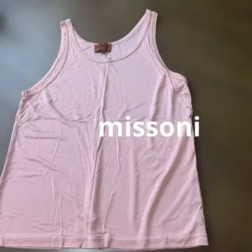 MISSONI 핑크 탱크탑 사이즈 L