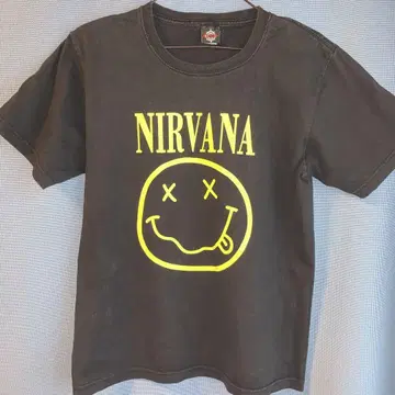 NIRVANA 밴딩 티셔츠 S 사이즈