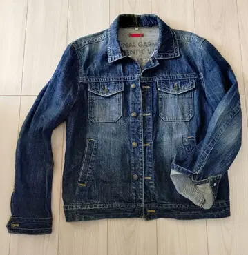 다크 블루 데님 자켓 L 사이즈