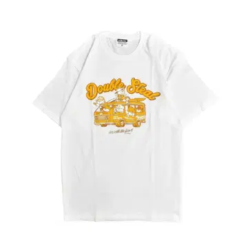 DOUBLE STEAL 드라이빙 티셔츠 943-14006 WH XL