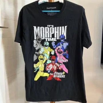 POWER RANGERS 파워 레인저 캐릭터 티셔츠 L