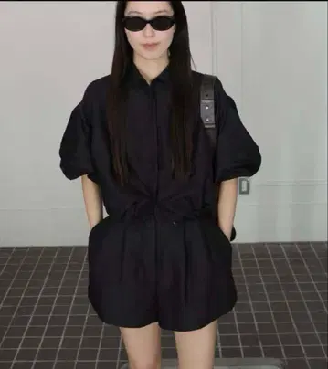 CLANE DAD SHORT BALLOON BLOUSON 블랙