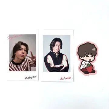 A! group 스에자와 세이야 폴라로이드풍 카드 전집 스티커
