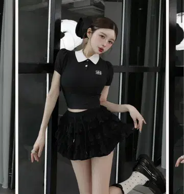 Darich DRCH 바이컬러 피케 셔츠