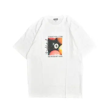 DOUBLE STEAL 8볼 티셔츠 943-14007 WH XL