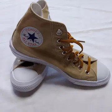 CONVERSE ALL STAR 베이지 하이컷 스니커즈