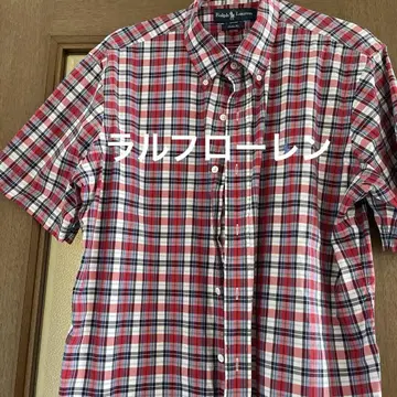 Ralph Lauren 반팔 체크 셔츠