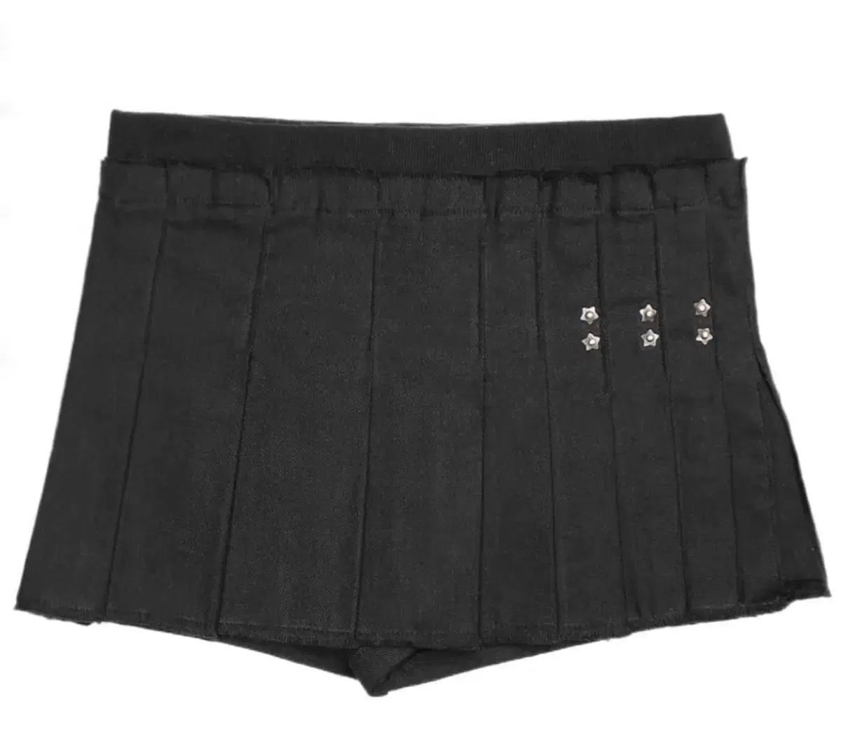 Bonnae siar rivet pleated skirt