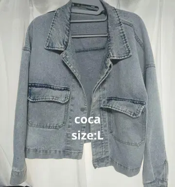 coca 데님 자켓 L 사이즈