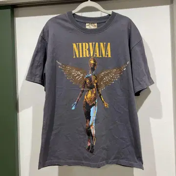 Nirvana - In Utero 두꺼운 원단 T 셔츠