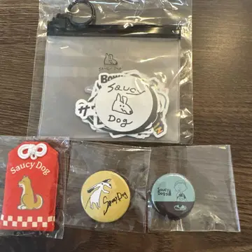 Saucy Dog 묶음 판매 토이 캡슐 씰 캔뱃지
