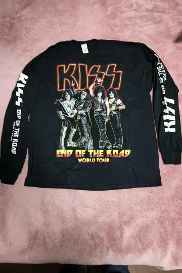 KISS END OF THE ROAD WORLD TOUR 롱 티셔츠