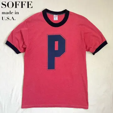 90s USA제 SOFFE 링거 티셔츠 PENN 프린트 소피 M