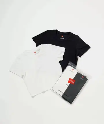 Hanes BIOTOP 크롭 티셔츠 2장 세트
