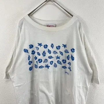 90s 물고기 티셔츠 싱글 스티치 빈티지