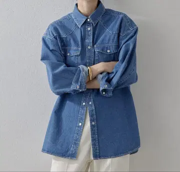 윔 가젯 'THE PAUSE' 웨스턴 데님 셔츠