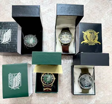 진격의 거인 조사대 USJ 손목시계 4개 세트 유니버설 스튜디오 재팬