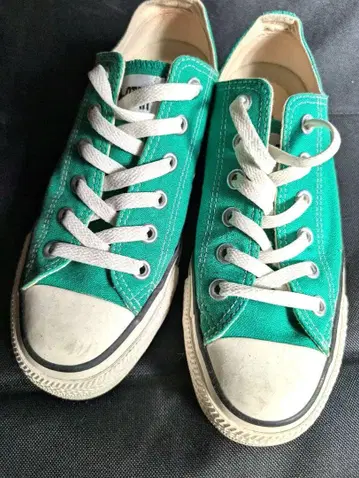 CONVERSE REACT 그린 로우 컷 스니커즈