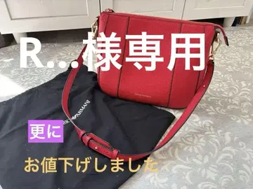 엠포리오 아르마니 레드 숄더백