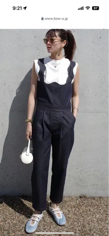 bow.a 보우에 DENIM SALOPETTE S 사이즈