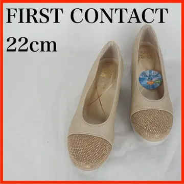 FIRST CONTACT*새상품*펌프스*22cm*베이지*O3862