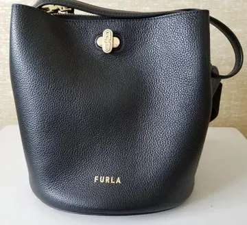 FURLA 훌라 토트백 가죽 블랙