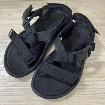 Teva 허리케인 여성용 샌들 아웃도어 블랙 22 USA5