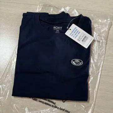 록시 네이비 티셔츠 반팔 택 포함 새상품